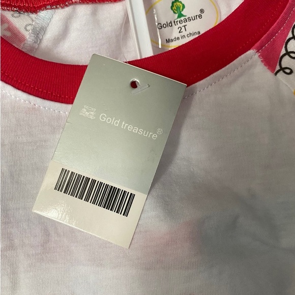 Gold Treasure Winter PJs NWT 2T - Picture 6 of 7